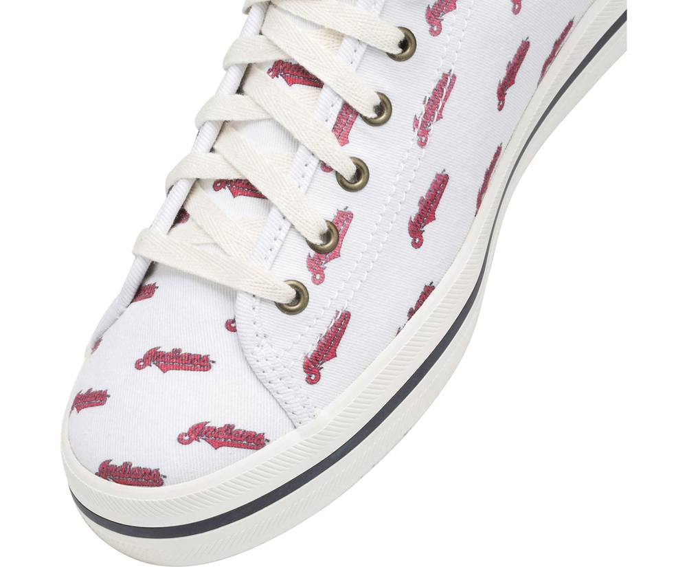 Keds Sneaker Damen Weiß/Rot - Kickstart Mlb® - OPJ-015298